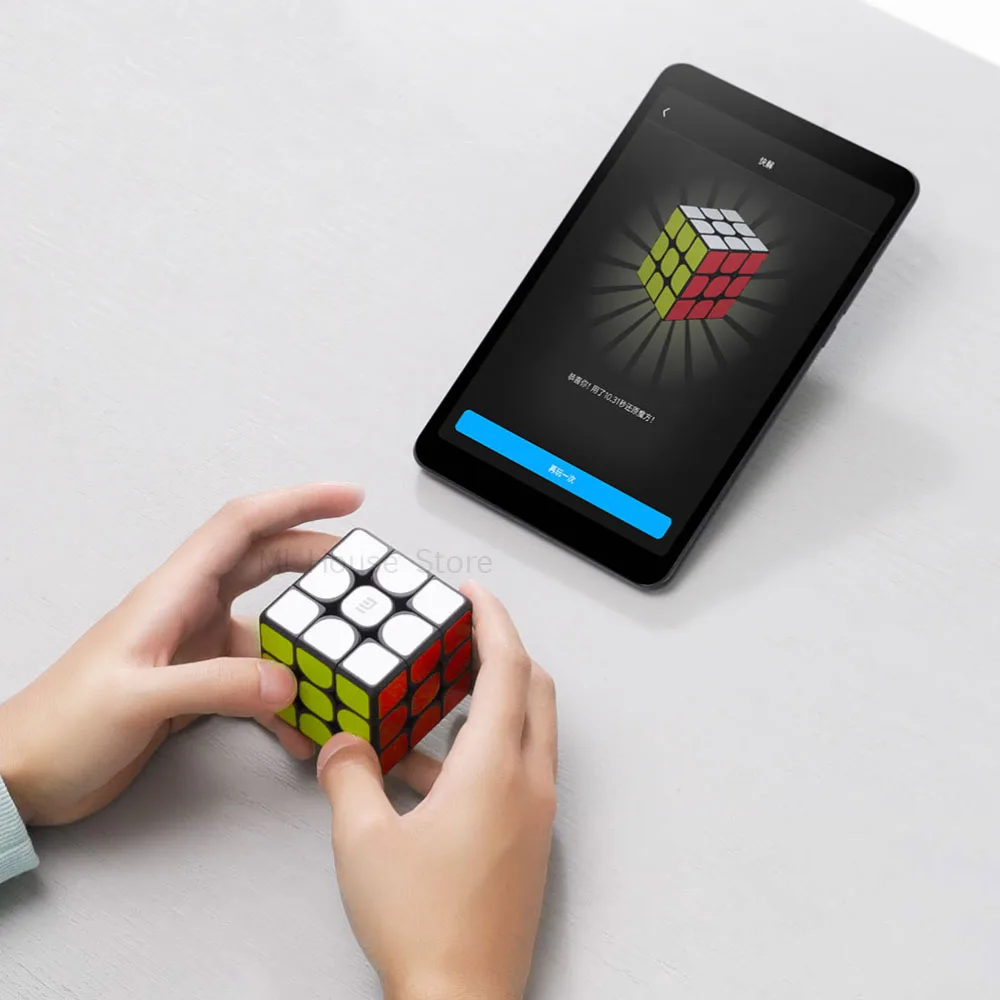 XIAOMI Bluetooth магический куб Смарт шлюз связь 3x3x3 квадратный Магнитный куб головоломка научное образование игрушка подарок