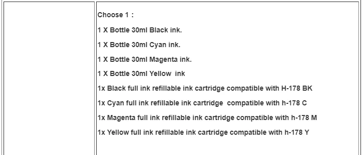 Картридж для принтера hp 178 178XL многоразовый картридж для принтера HP 5510 5515 6510 7510 B109a B109n B110a