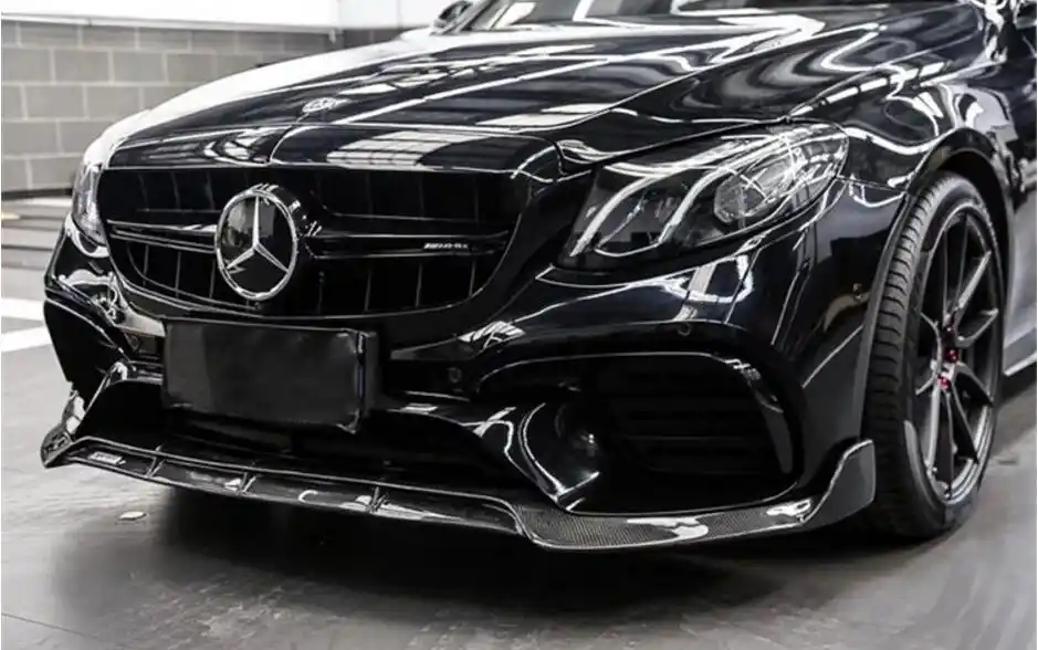 E Class Carbon Fiber Front Bumper Lip Spoiler for Mercedes Benz W213