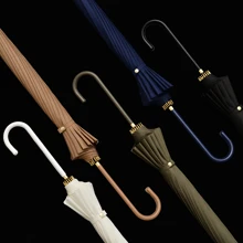 Tiohoh, длинный зонт от дождя для женщин и мужчин, в японском стиле, разноцветный зонт для гольфа, брендовый, 16 K, ветрозащитный женский зонт, анти-УФ, Paraguas