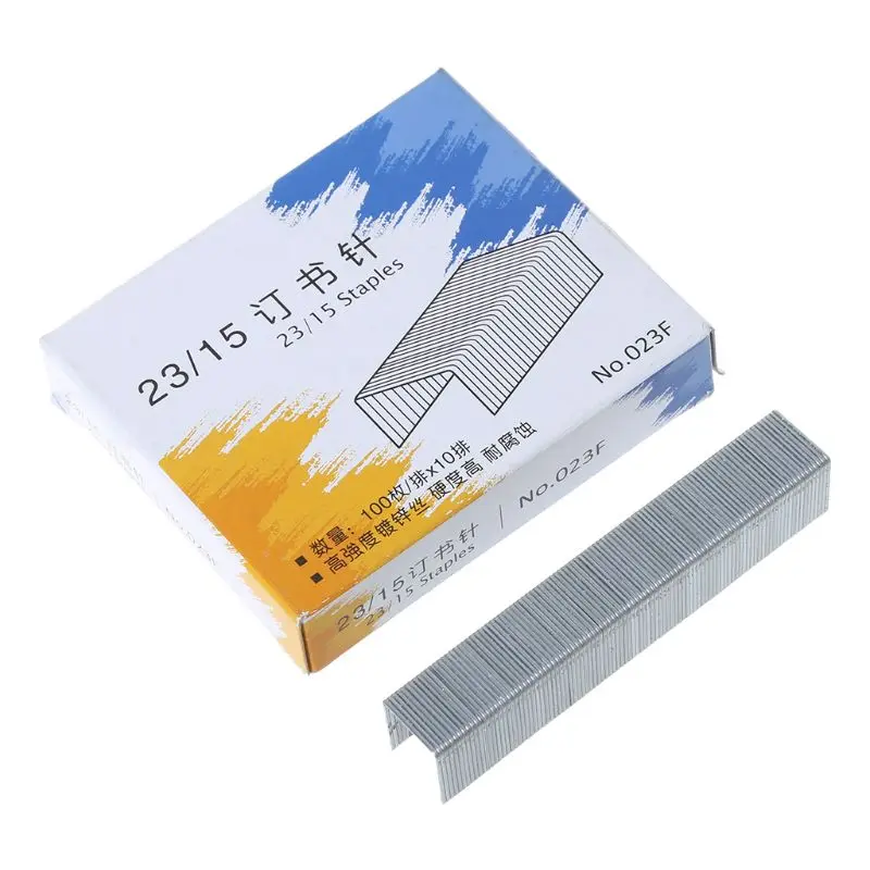 Heavy Duty 23/10 Metal Staples Stapler Office School Supplies Stationery 1000Pcs/Box Stapler Pin