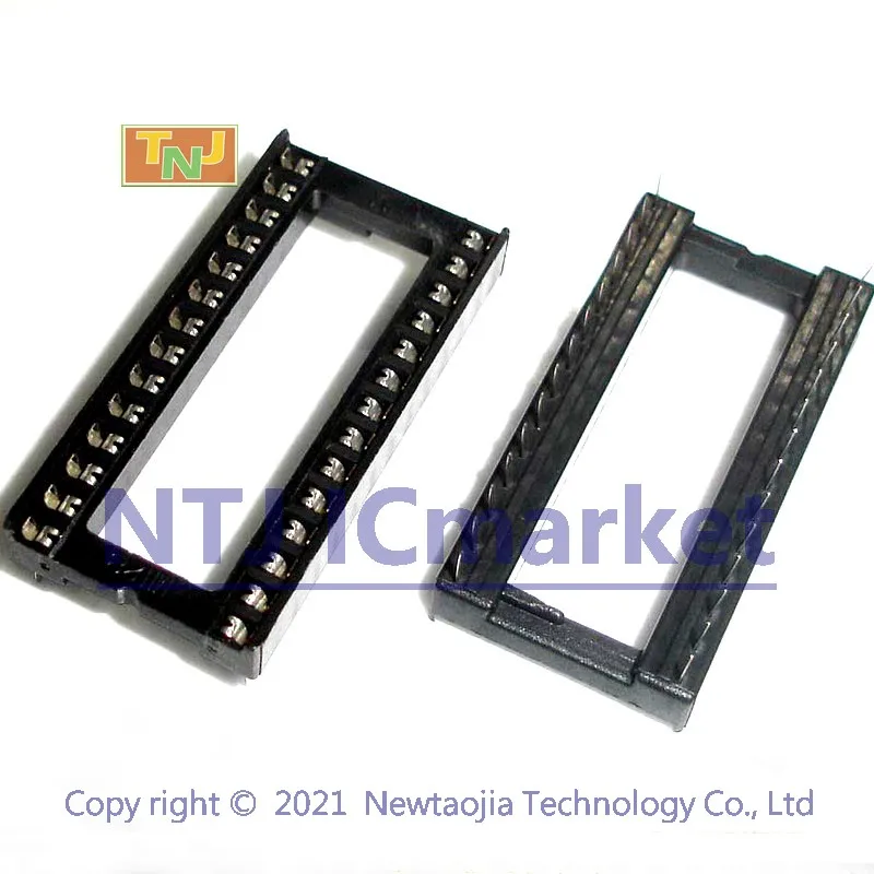 IC Sockets Connector DIP 2.54MM Wide Body Series DIP24-DIP48 24-48 Pins dip adapter converter