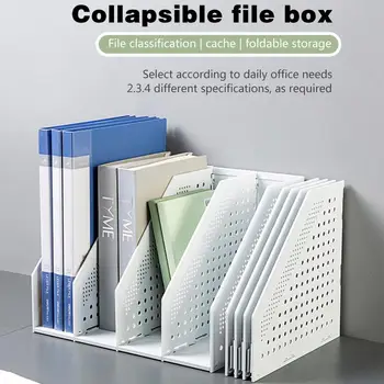 

1pc Bookshelf Desktop Books Magazine Storage Rack Shelf Stationery File Holder Organizer Home Office Table Supplies Bookends