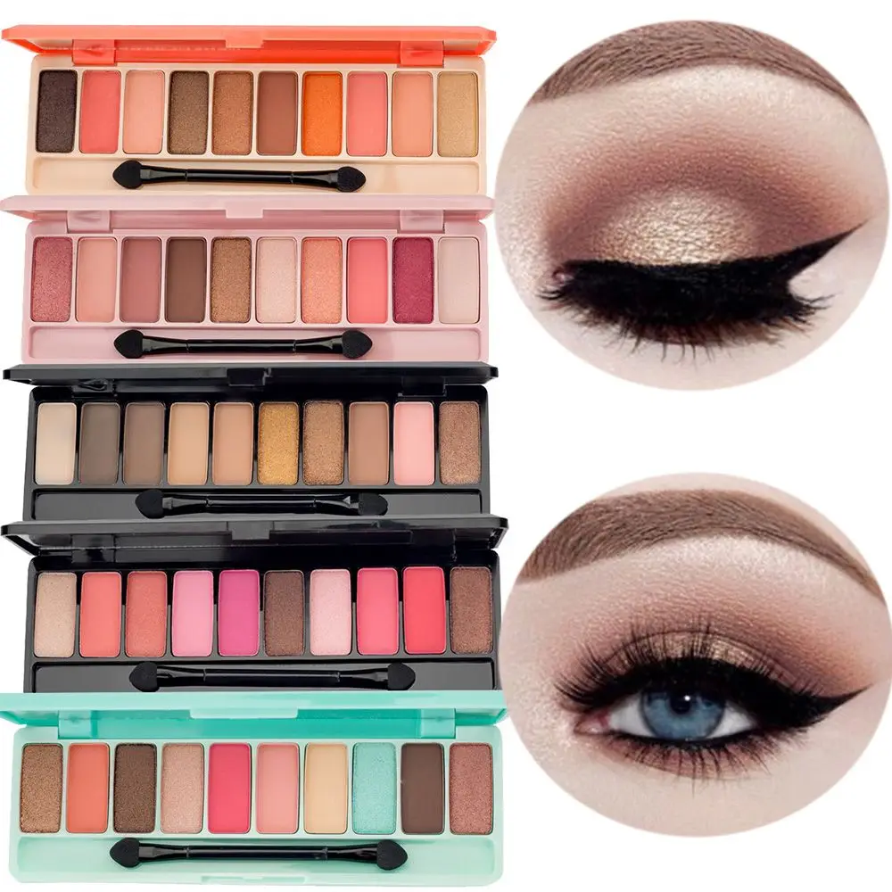 

Fashion eyeshadow palette 10 Colors Matte Eyeshadow palette Glitter eye shadow Makeup Nude MakeUp Set Lady Cosmetics