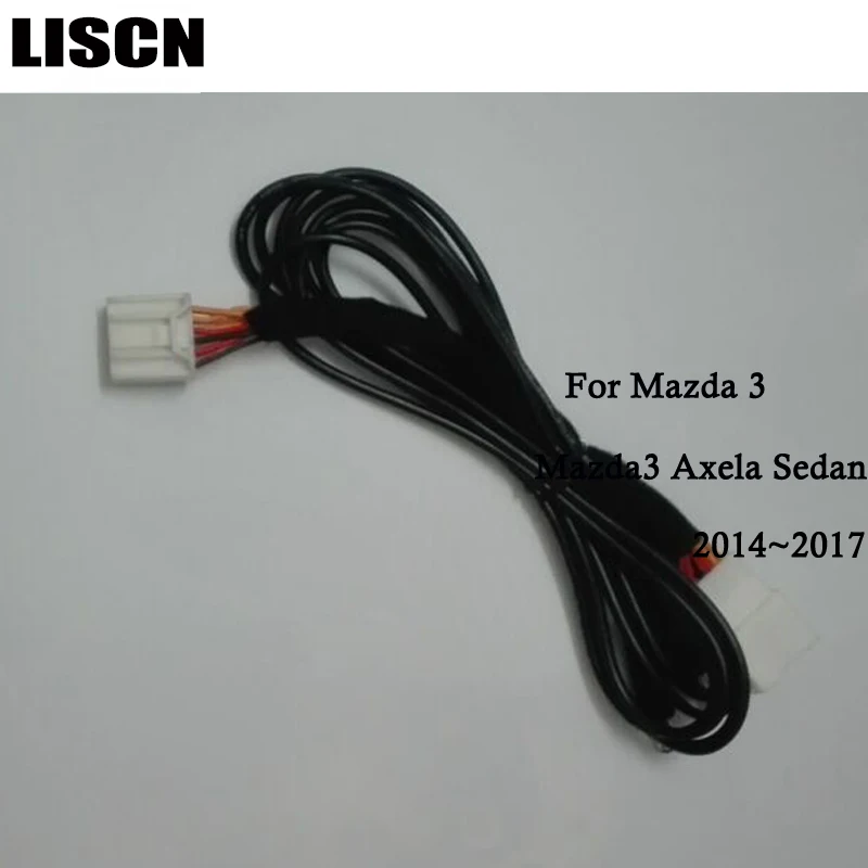 Переходник RCA для Mazda 3 Mazda3 Axela Sedan 2014 ~ 2017 12 контактов проводной кабель камера
