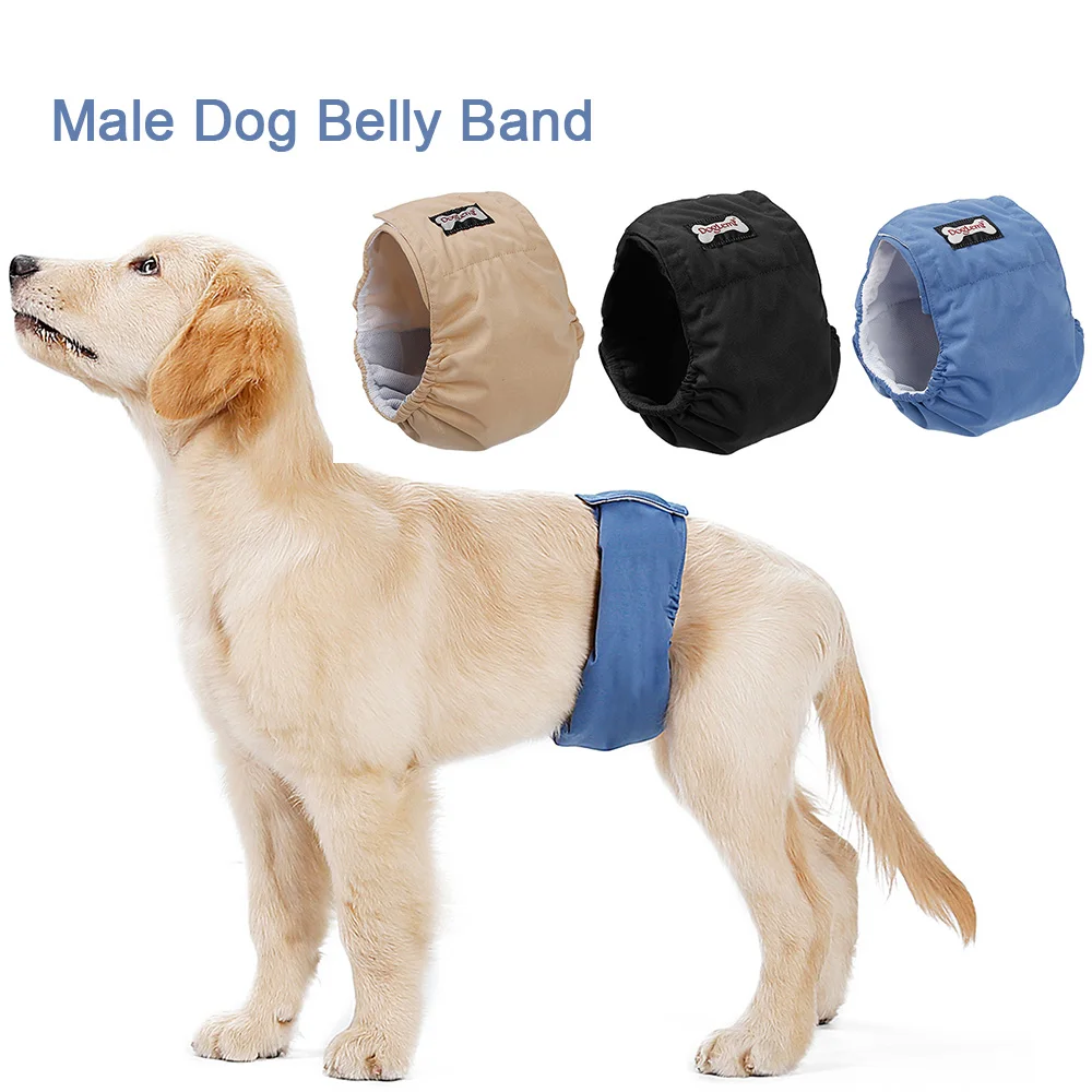

1/3Pcs Female Dog Shorts Panties Menstruation Underwear Washable Male Dog Belly Band Wrap Waterproof Dog Physiological Pant