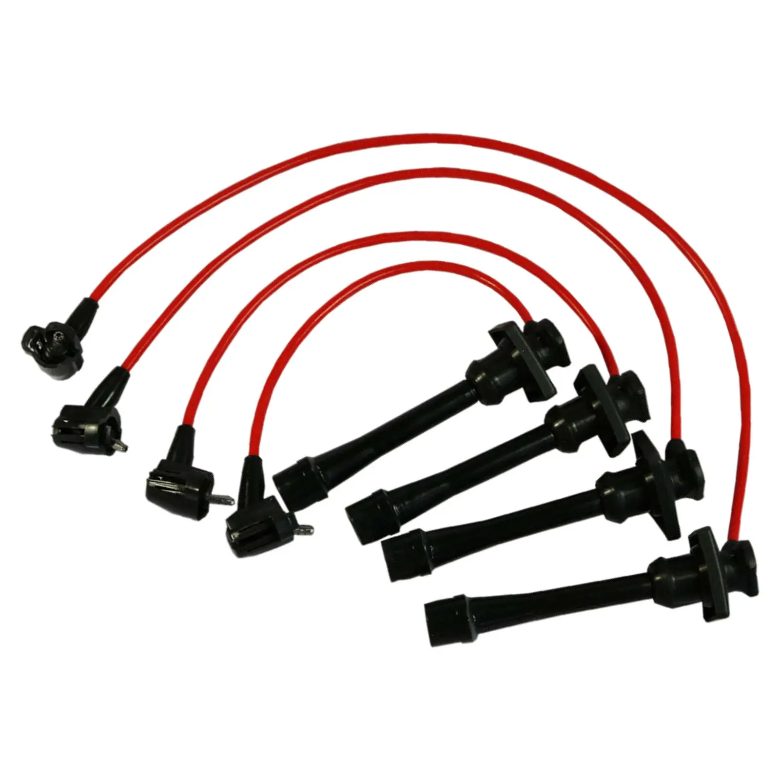 ignition cable set 4Pcs Spark Plug Wires Set 90919-22327 Silicone Ignition Cable Kit for Toyota Corolla 1993 1994 1995 1996 1997 1.8L 93-97