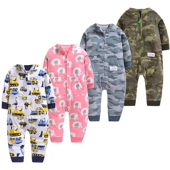 

2019 spring baby Rompers girls romper Infant fleece Jumpsuit for kids newborn baby clothes Newborn baby boys clothing