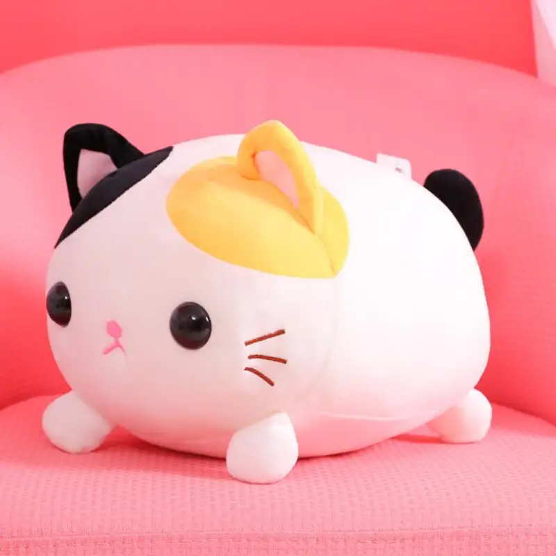 Хорошее качество толстый кот набивная Kawaii животное мультфильм Подушка милая для детей Детские куклы игрушка детский подарок