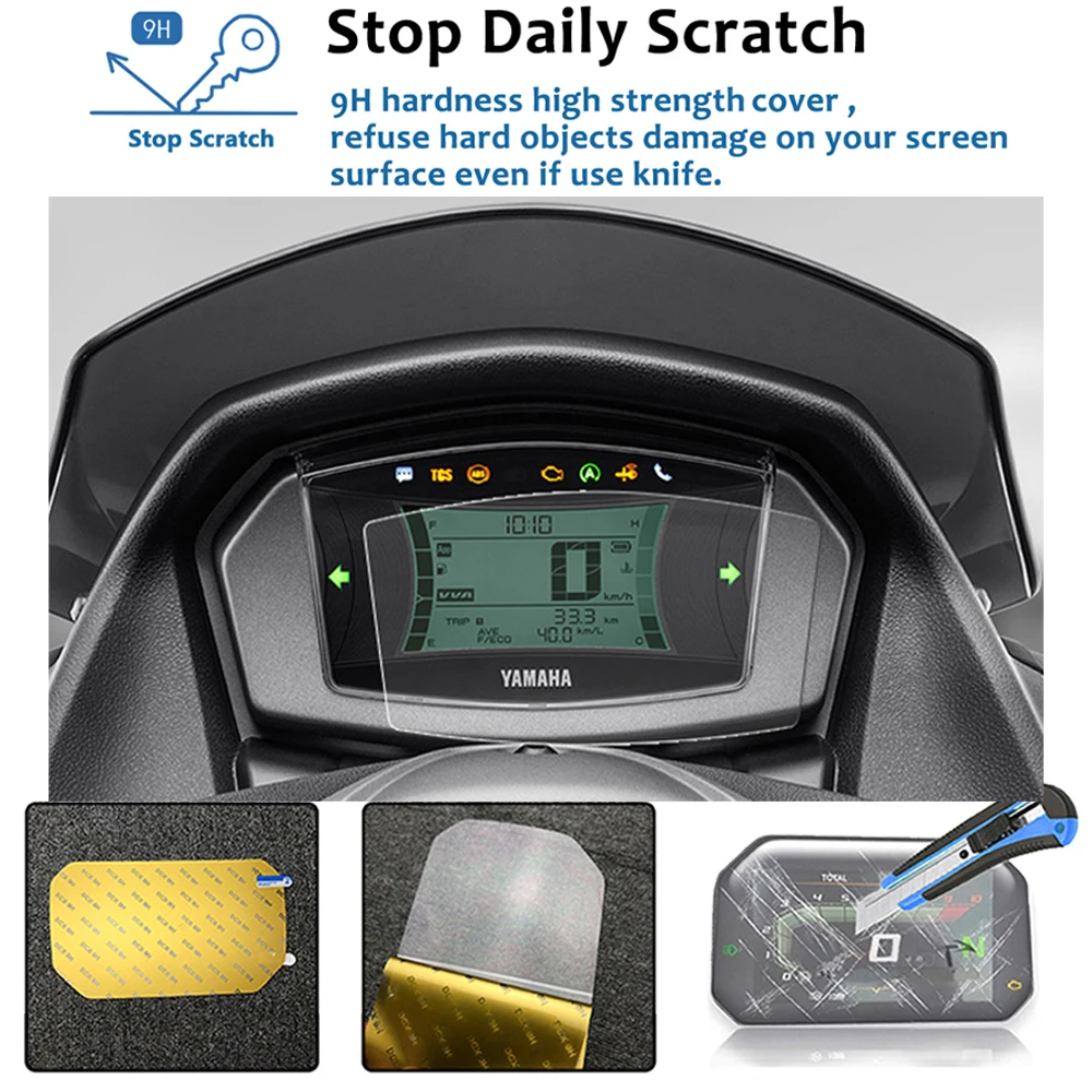 Motorcycle Accessories Cluster Scratch Protection Film Screen Protector YAMAHA NMAX125 NMAX155 NMAX N-MAX 125 155