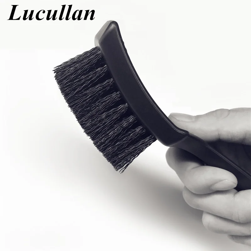 Lucullan чистый черный жесткий инструмент для чистки волос щетка детейлинга