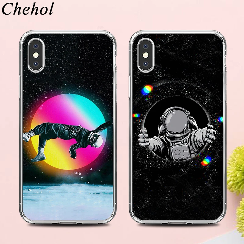 

Fashion Phone Cases for IPhone 11 8 7 6s Plus Pro X XS MAX XR Space Case Soft Silicone TPU Thin Fitted Back Covers Accessories