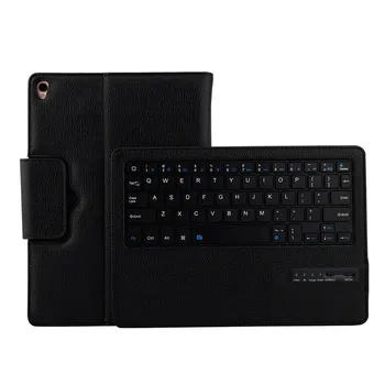

A Bluetooth keyboard leather case IP105 for ipad PRO 10.5 inch with data cable manual battery capacity: 200mAh 30.2*19*3.3cm
