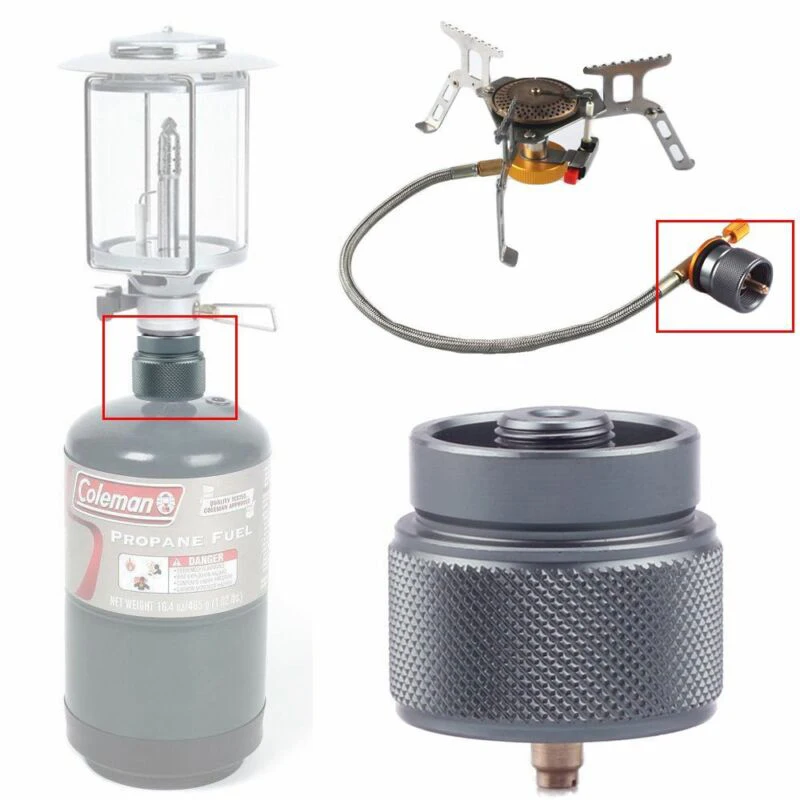 

1 Lb. Stove Tank Adapter Gas Propane Cylinder Coupler Canister Valve Tool Parts