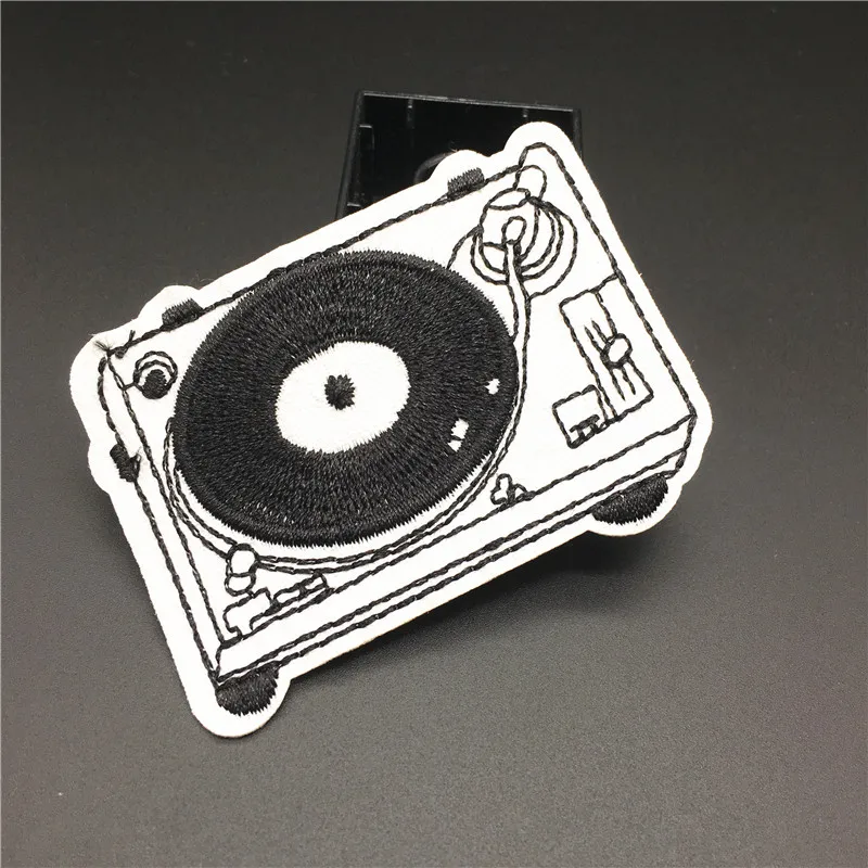 

Music Size:6.9x4.8cm Embroidered Patch For Clothing Applique Cute Badge Sticker On Clothes DIY Apparel