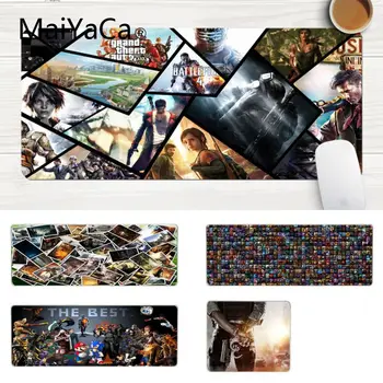 

MaiYaCa Boy Gift Pad collage of video games Durable Rubber Mouse Mat Pad Laptop Gaming Lockedge Mice Mousepad