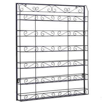 

6-layer Iron Nail Polish Rack Black Nail Shop Display Rack Nail Polish Display Rack Wall-mounted Cosmetic Storage Rack