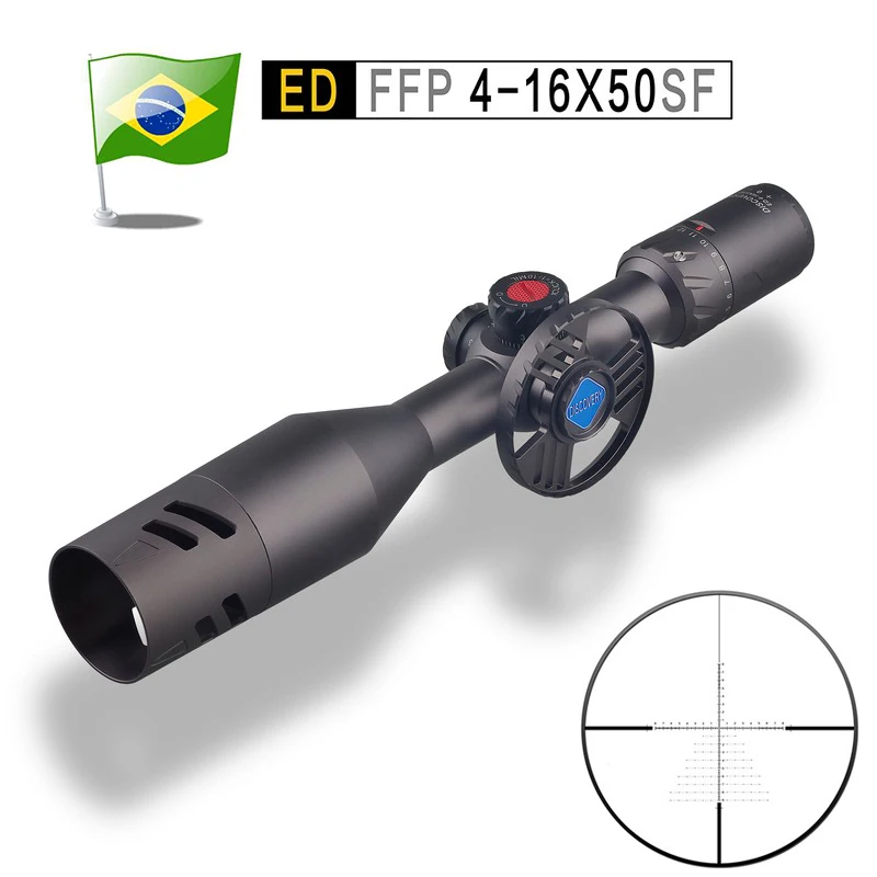 Прицел для пневматического оружия Discovery ED 4 16X50SF .50BMG тактический прицел