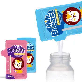 

30Pcs/Set 150ml Milk Freezer Bags Mother Milk Baby Food Storage Breast Milk Storage Bag BPA Free Baby Safe Feeding Bags