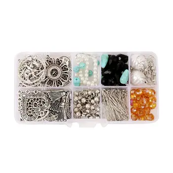 

1 Set DIY Bohemian Earring Making Kit Jewelry Components Materials Tools Supply AXYD