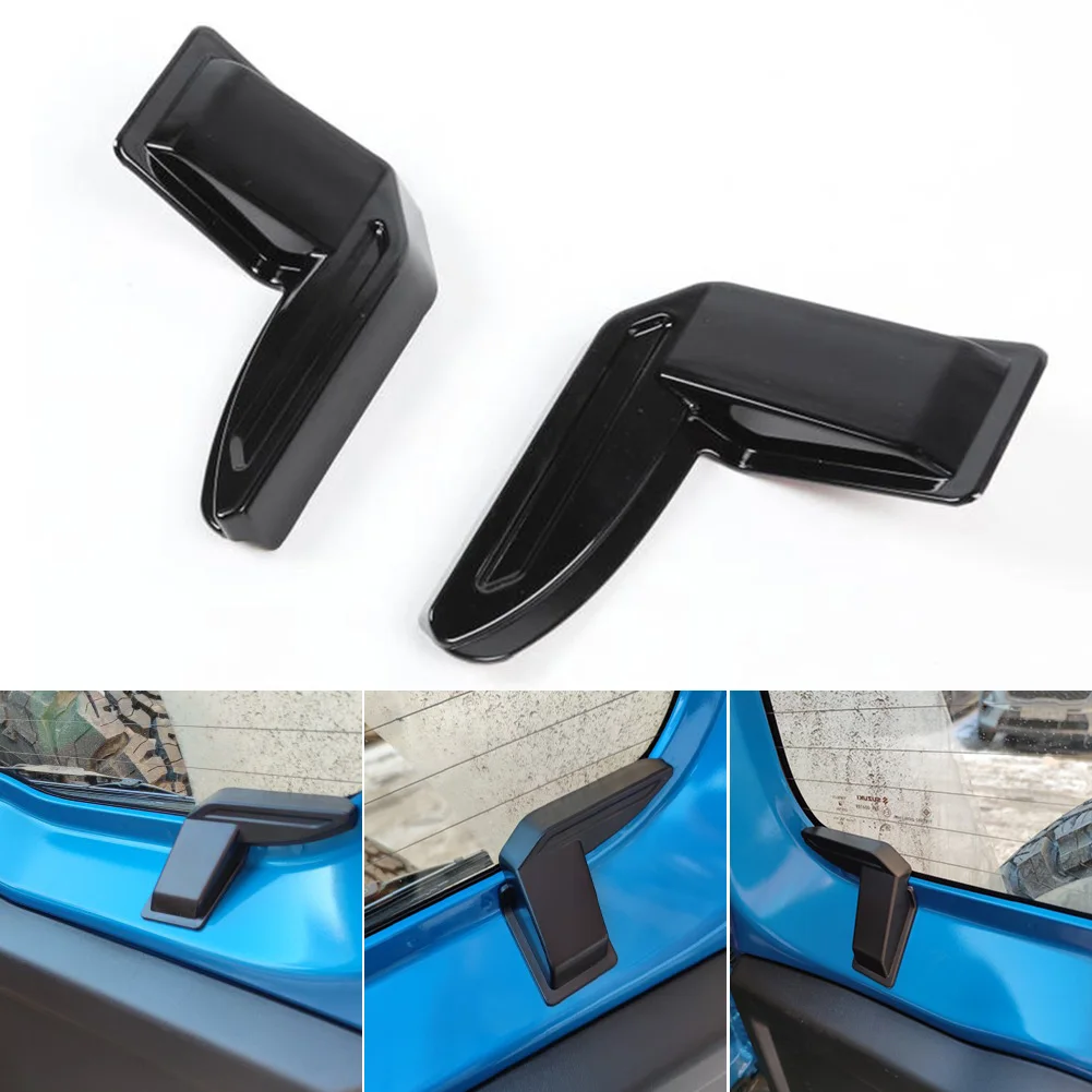 2PCS Rear Windshield Heating Wire Protection Cover Black For Suzuki Jimny  Sierra JB64 JB74 2019 2020 Car Interior Accessories