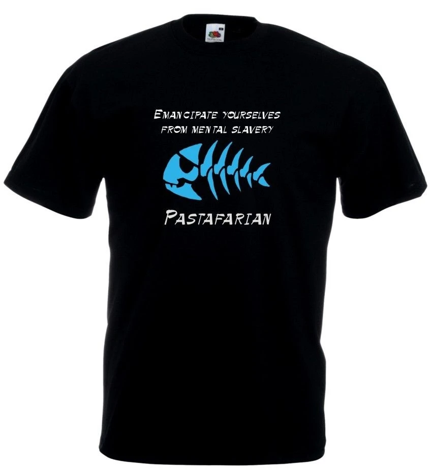 Пиратская рыба летающие спагетти Монстр атеистская FSM футболка