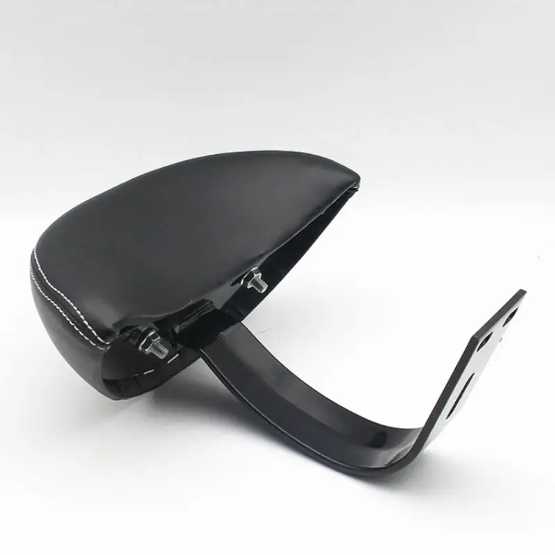 

Electric Bike Rear Seat Cushion Simple Backrest Pad Sponge Artificial Leather Alloy Water Resistant Back Support Saddle