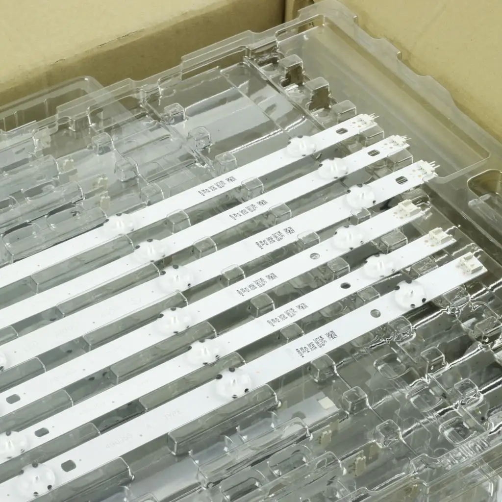 6 PCS LED backlight strip for 49UJ670 49LJ61 49LH61 49UJ635 49UJ651V 49UJ701 49LJ614 HC490DGG-ABSR2-A14X AGF79079002