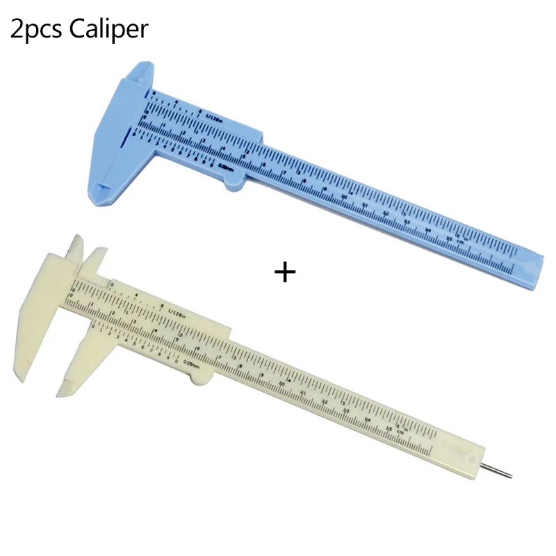 2pcs plastic Пластиковый штангенциркуль Junejour 6 дюймов 0-150 мм штангенциркуль измерительный инструмент ЖК-дисплей цифровой штангенциркуль измерительный инструмент - Цвет: 2pcs plastic