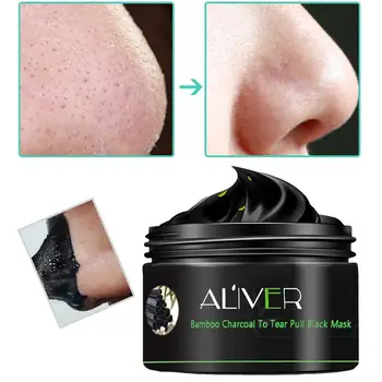 

1pcs Blackhead Remover Face Care Face Mask Black Mud Bamboo Charcoal Mask Nose Strips Black Head Pore Strip Peel Off