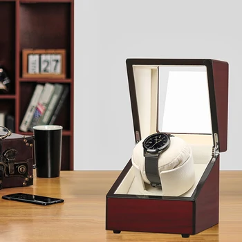 

Storage Organizer Jewelry Display Casket Motor Shaker Holder Automatic Mechanical Watch Winder Box Winding Case Storage Holder