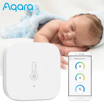 

Newest Aqara Temperature Humidity Sensor Real time Monitor Linkage Control Air Pressure Detection Smart Home Work With Mi Home