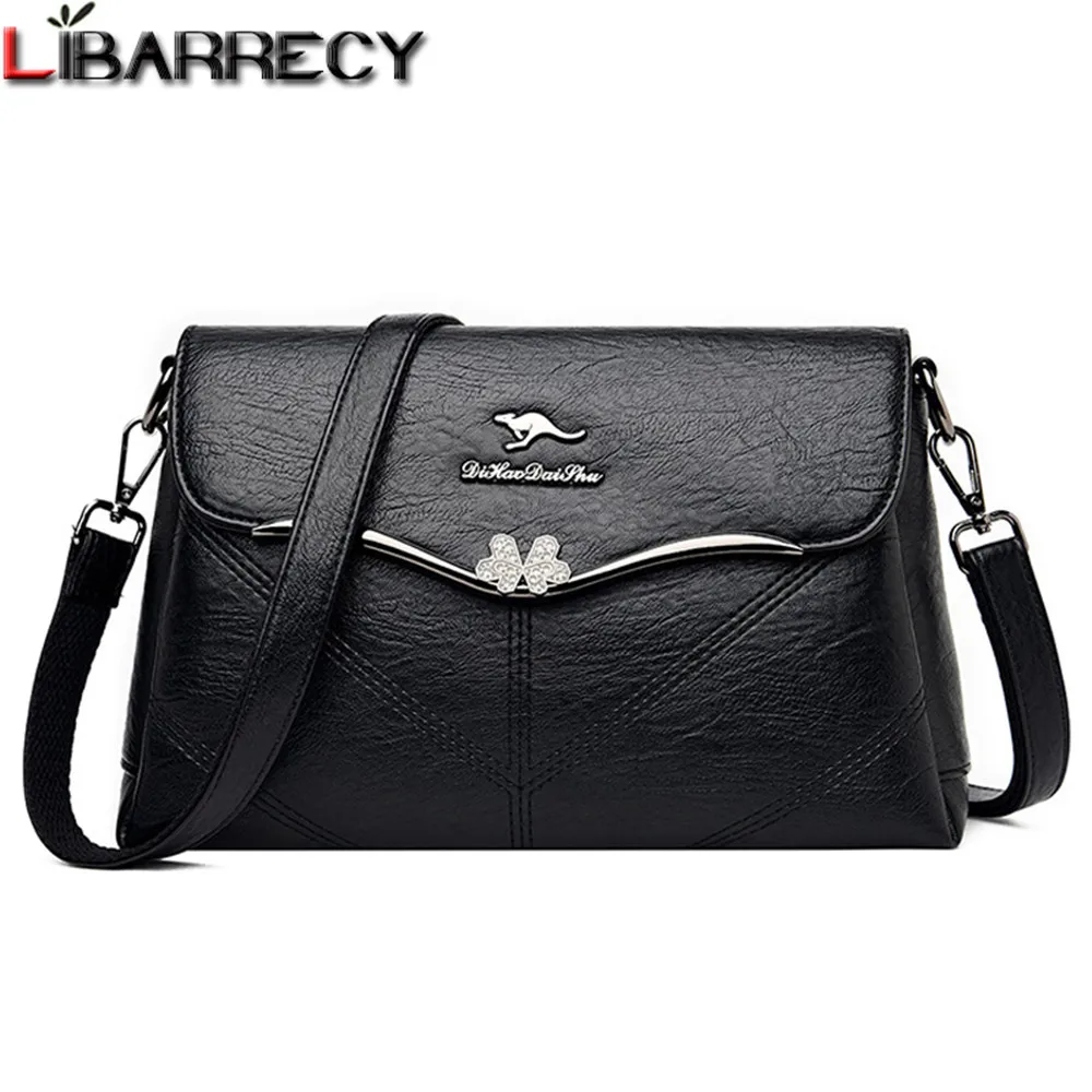 

Luxury Sequined Appliques Women Bags Fashion Genuine Leather Crossbody Bags Designer Letter Shoulder Crossbody Bags Female Purse