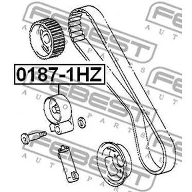 Ролик натяжной ремня ГРМ Toyota Land Cruiser 100 HDJ100 1HDFTE F