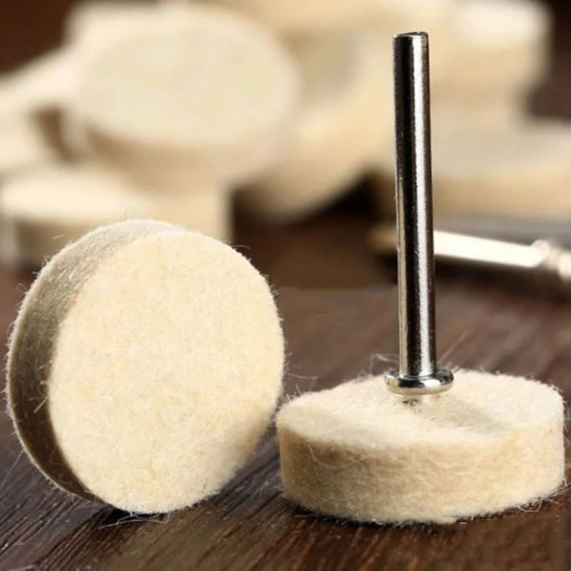 Круглая полировальная накладка Dremel 50 шт. для шлифовки и полировки мощный фетр 1