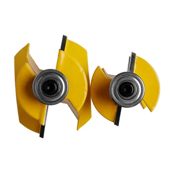 

2PCS Router bit 1/2inch Shank Carbide Router Bit Cutter Tongue & Groove