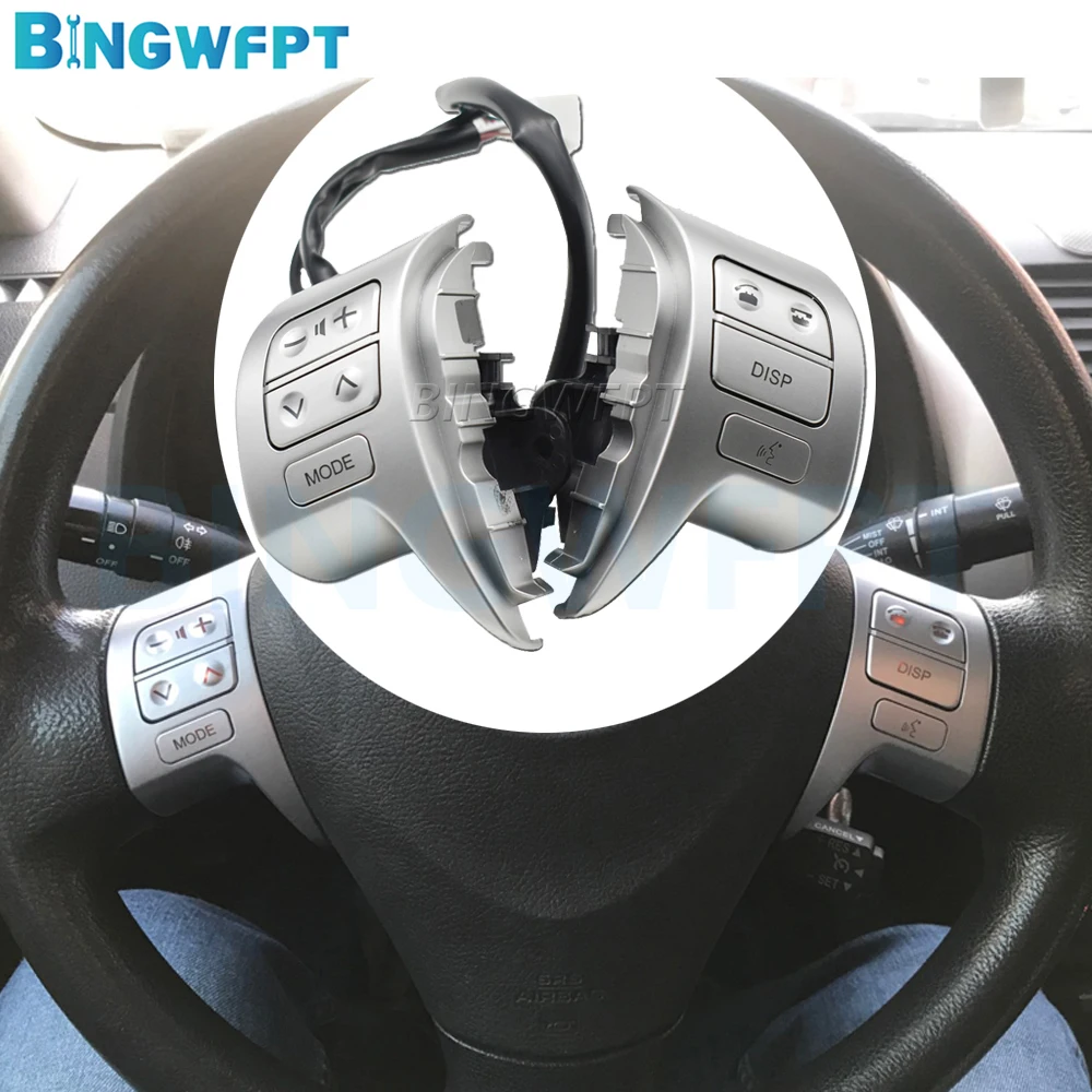 Multifunctional Bluetooth Steering Wheel Audio Control Switch 8425002200 8425012020 For Toyota