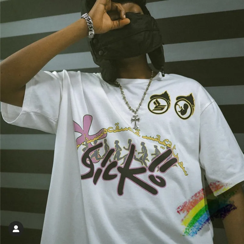 2021ss Sicko T Shirts Men Women 1:1 