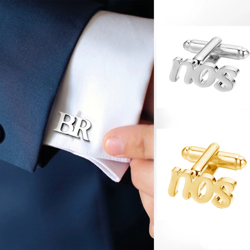 Personalized Mens Shirt Custom Name Cufflinks Custom Engraved Initials Cufflink Buttons Wedding Gifts LOGO Cufflink Men Jewelry personalized custom mens shirt cufflinks for father wedding gift customized cuff buttons male jewelry sliver suit cufflink