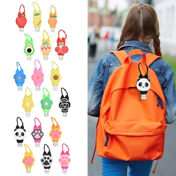 

6pcs Mini Hand Sanitizer Bottle Travel Portable Safe Gel Holder Disposable No Clean Soap Dispenser Hand Gel Holder for Kids