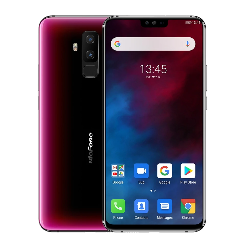 Ulefone T2 Android 9,0 мобильный телефон 6," FHD+ экран MT6771T Helio P70 Восьмиядерный 6 ГБ+ 128 Гб NFC Лицо ID беспроводной зарядки смартфона