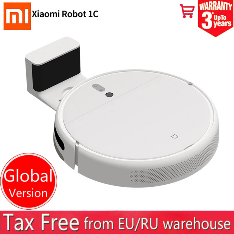 2020 Global version Xiaomi Mijia 1C mi robot Vacuum Cleaner sweeping mopping water tank wifi 2500PA Planned AI image navigation|Vacuum Cleaners| - AliExpress
