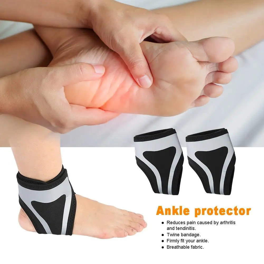 1 Pair Ankle Support Foot Feet Brace Bandage Protector Running Sports Accessory 1 Pair Ankle Support Foot Feet Brace Bandage Protector Running Sports Accessory