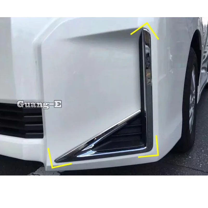 Автомобильный стикер, детектор кузова, отделка передней головки, противотуманный светильник, рамка для лампы 2 шт. для Toyota Noah Voxy 80 Series