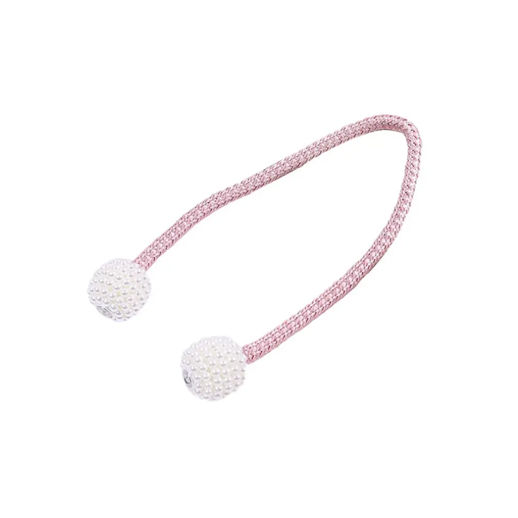 Практичный ремень для штор толстая веревка секция жемчужная магнитная пряжка