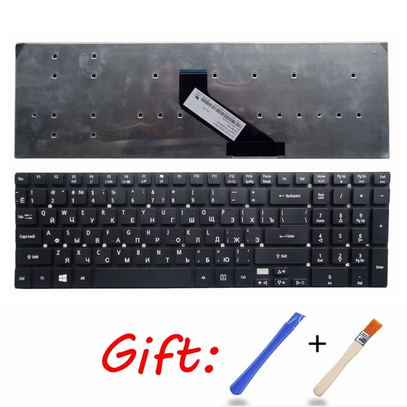 Russian Laptop Keyboard for Acer E15 E5-572 KB.I170A.402 KB.I170G.310 MP-10K33SU MP-10K33SU-5281 MP