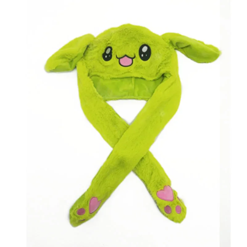Уши движущийся плюшевый кролик шляпа танец шляпа-колпак творческие игрушки для детей - Цвет: P20