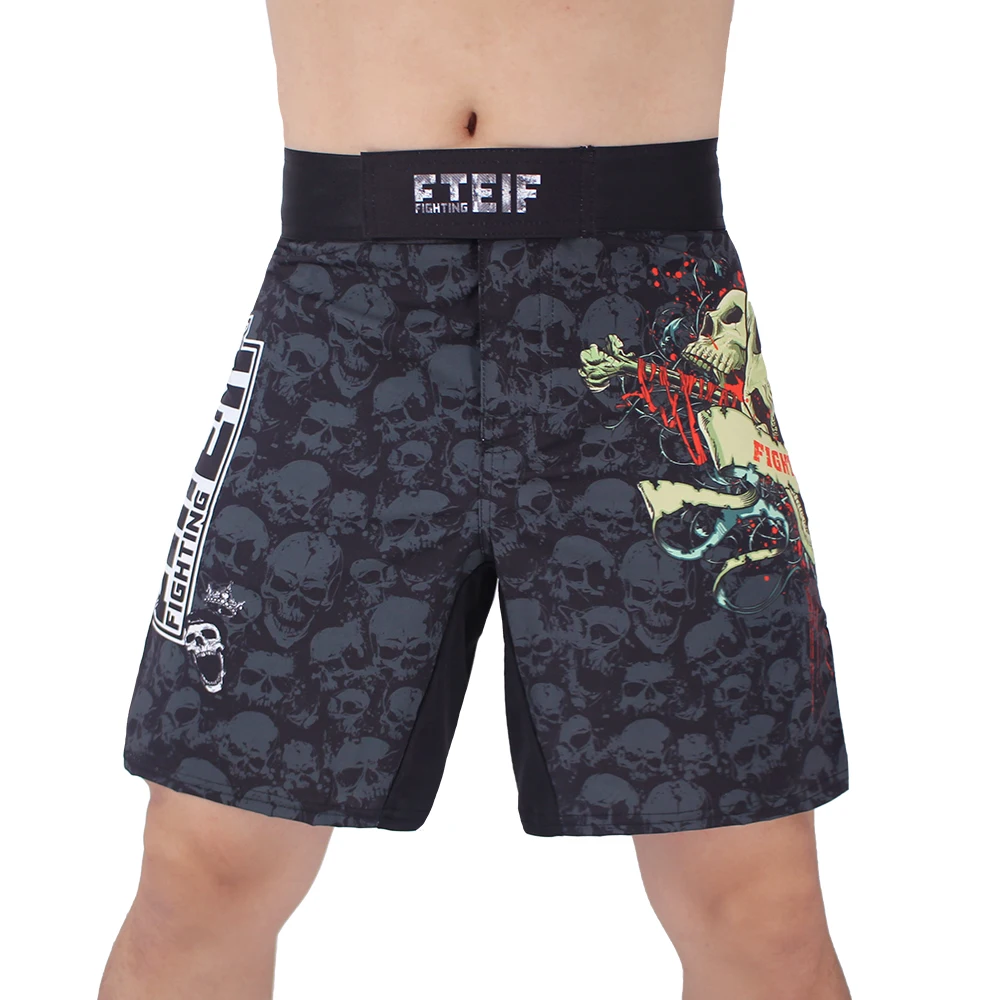 MMA training gym Fierce sparring breathable protection muay thai boxing shorts fight kickboxing cheap mma short pretorian shorts