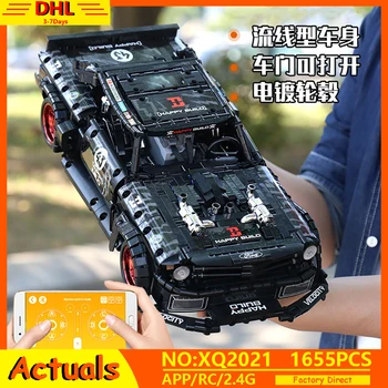 

Techinc Car Series 1:12 Ford Mustang Hoonicorn RTR V2 Speed Racing Car Model Kit MOC-22970 Building Blocks Bricks Toys Kid Gifts