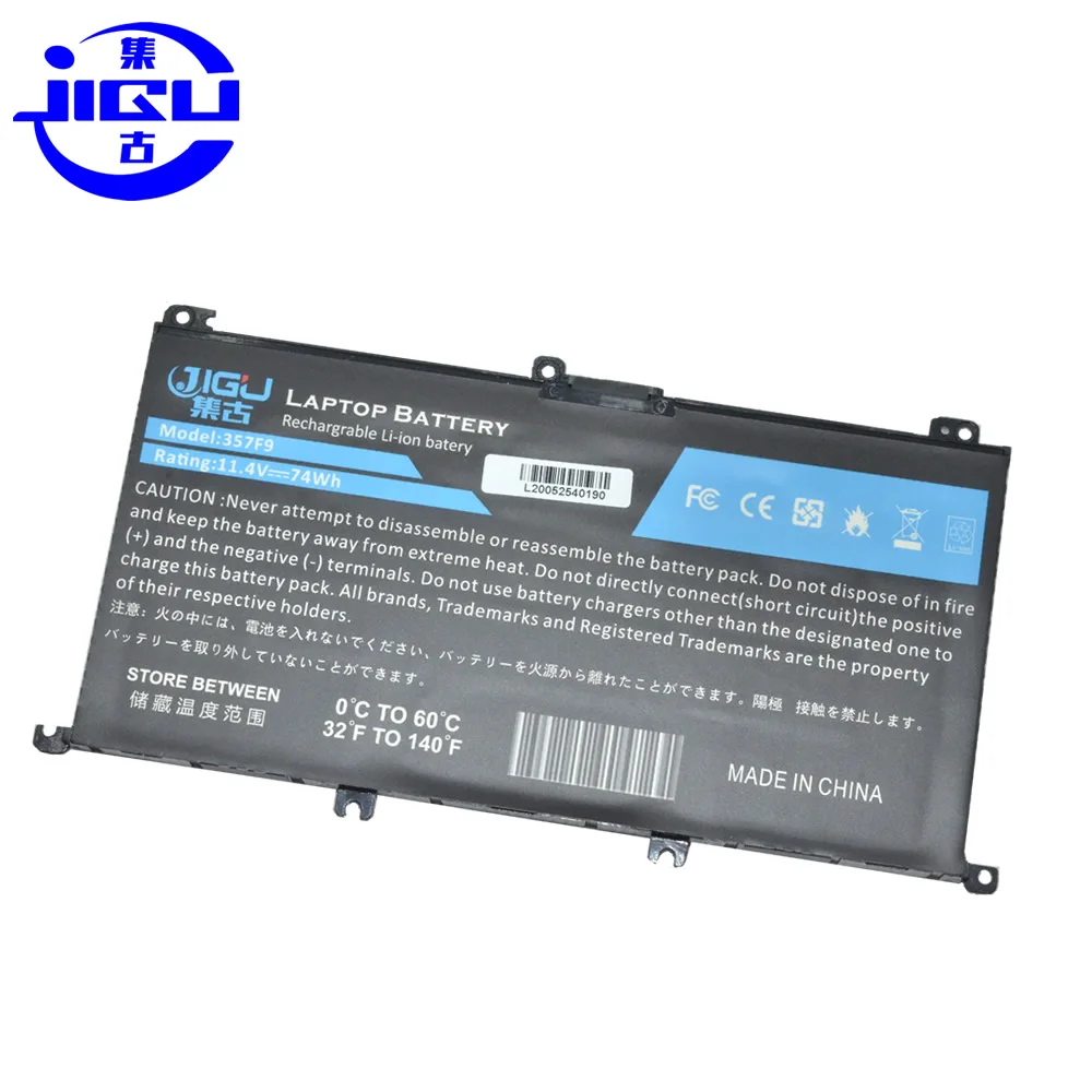 JIGU 11 4 V ячейки для Dell 357F9 00GFJ6 INS15PD 2548R новая сменная батарея Inspiron 15 7557 7559